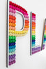 Tall Rainbow PLAY Room Letters