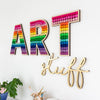 Rainbow Art Stuff wall decor