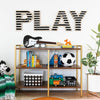 Black and White PLAY room letters