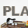 Black and White PLAY room letters