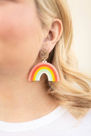 Susie Rainbow Statement earrings