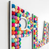 White PLAY Wall Letters