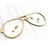 Aviator Glasses Wall Decor in Gold