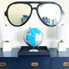 Aviator Glasses Wall Decor in Black