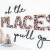 Oh The Places You'll Go Wall Sign