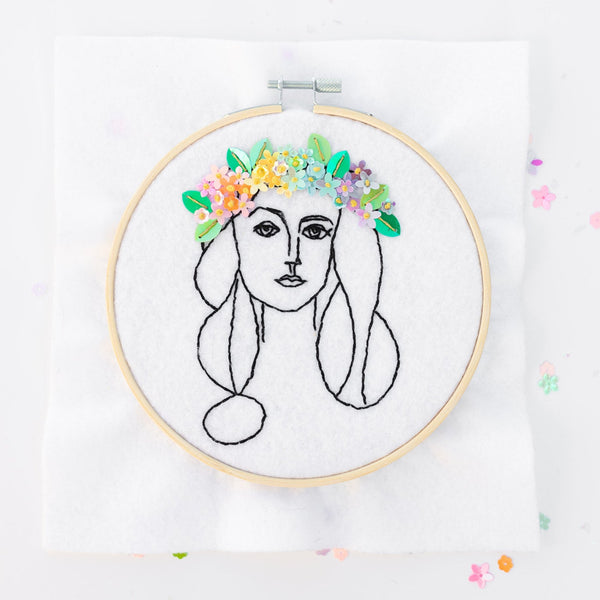 Lady Picasso Embroidery Kit