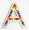 One Row Rainbow READ letters