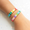 Rainbow Tile Bracelet (one bracelet)