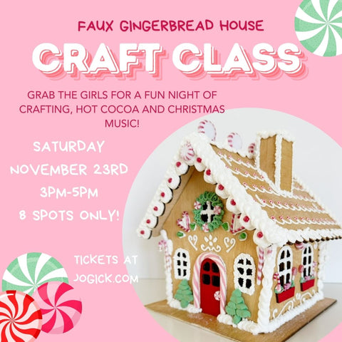 Faux Gingerbread House Class