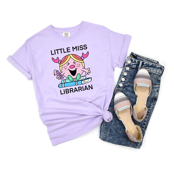 Little Miss Librarian Teacher T-Shirt