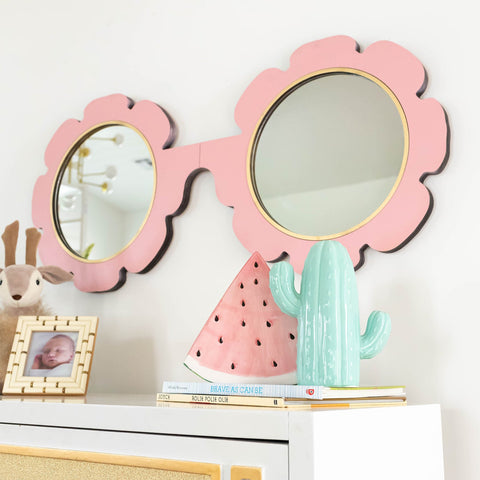 Flower Sunglasses Wall Mirror