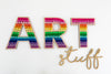 Rainbow Art Stuff wall decor