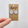Volleyball Mom Stud Earrings