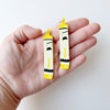 Crayon Earrings