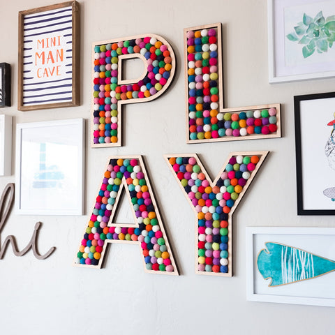 PLAY Wall Letters