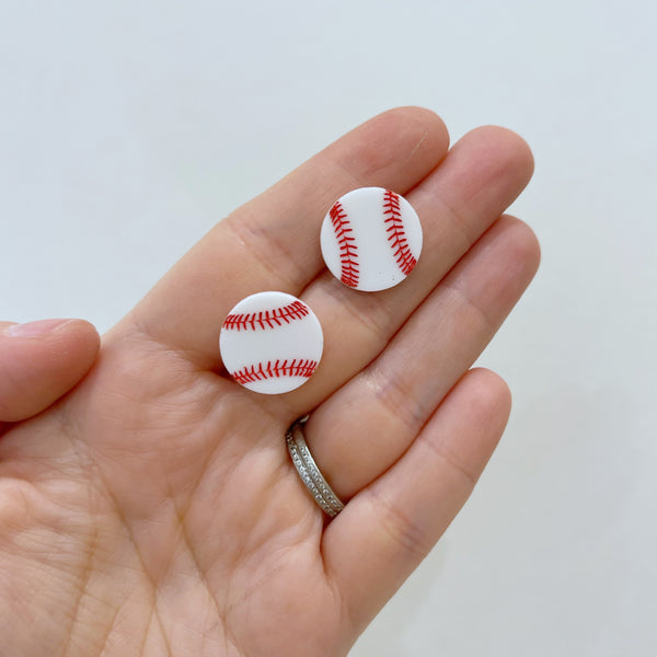 Baseball Mom Stud Earrings